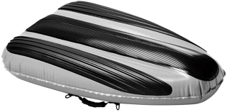 Illustration for article titled Reinforced Runners Ensure This Inflatable Sled Can Survive Icy Terrain